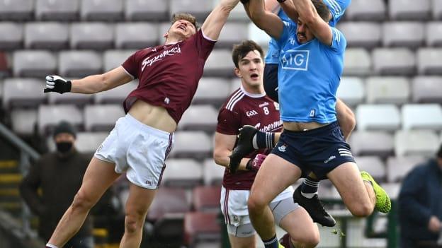 The meeting of Dublin and Galway in Division 1 South will be crucial in deciding the semi-final pairings. 