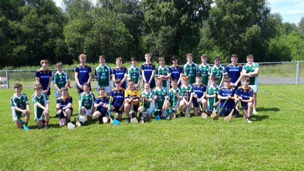 The St. Finbarrs and Fintona Pearses U-15 hurlers. 