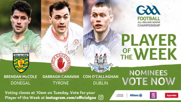 GAA.ie Footballer of the Week nominees.