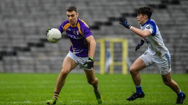 Derrygonnelly Harps' Conall Jones in action during the 2017 AIB Ulster SFC Semi-Final replay against Cavan Gaels.