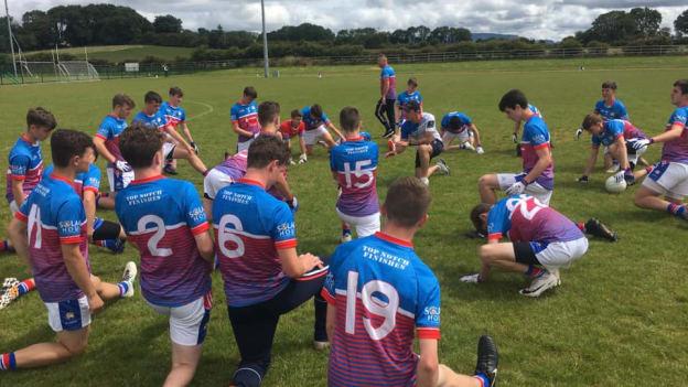 The New York panel training during a recent tour of Ireland.