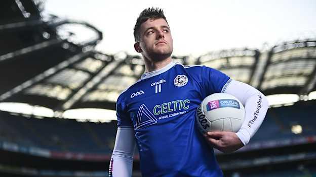 Liam Rafferty of Galbally Pearses, Tyrone, pictured ahead of the AIB GAA All-Ireland Football Intermediate Club Championship Final, which takes place this Sunday, January 15th at Croke Park at 3.30pm. The AIB GAA All-Ireland Club Championships features some of #TheToughest players from communities all across Ireland. It is these very communities that the players represent that make the AIB GAA All-Ireland Club Championships unique. Now in its 32nd year supporting the GAA Club Championships, AIB is extremely proud to once again celebrate the communities that play such a role in sustaining our national games. 