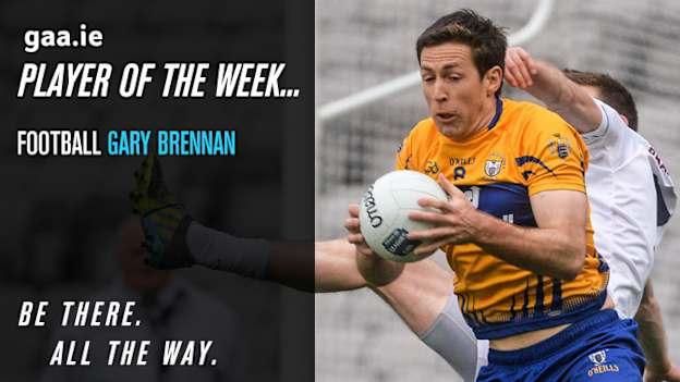 Gary Brennan impressed for Clare in the Allianz Football League Division Three decider at Croke Park on Saturday.