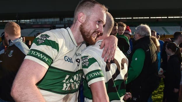 Ciaran McEvoy celebrates following an encouraging win for Portlaoise.