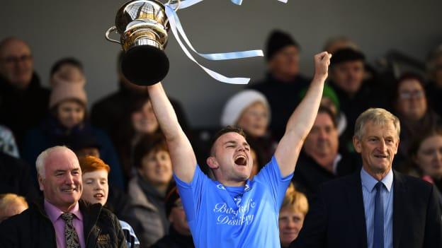 Darragh Egan captained Graigue-Ballycallan to the Kilkenny Intermediate Club title in October.