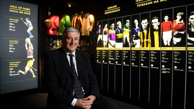 Former Galway hurler Conor Hayes in attendance at the GAA Museum where he was inducted into the Hall of Fame.