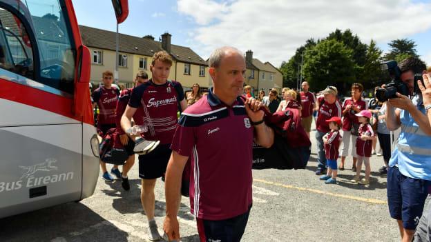 Galway manager Mícheál Donoghue before the Leinster SHC Final replay at Semple Stadium.