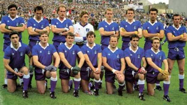 The Monaghan team Sean McCague managed to the 1988 Ulster SFC title. 