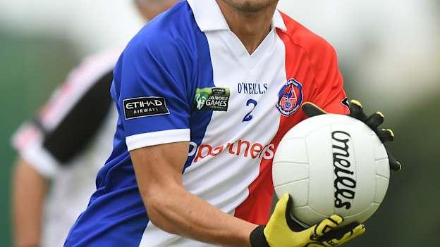 Léo Blanchamp of France in action against Beijing during the Etihad Airways GAA World Games 2016.