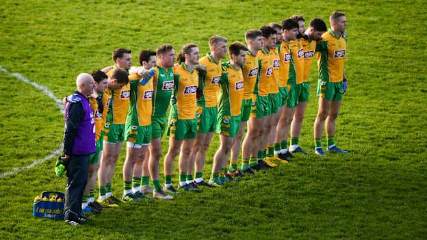 The Corofin team before the 2018 Connacht Senior Club Championship Final.