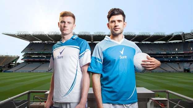 Austin Gleeson and Cian O Sullivan pictured at the Sure launch at Croke Park.