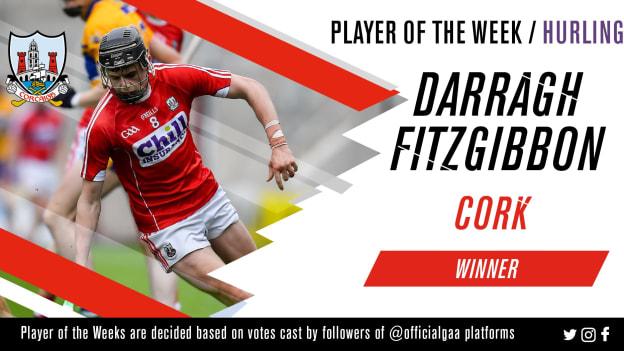 GAA.ie Hurler of the Week Darragh Fitzgibbon.