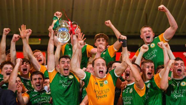 Bhí bua stairiúil ag Cumann Thomáis Uí Chléirigh, Dún Geanainn, i gCraobh Peile Thír Eoghain inné