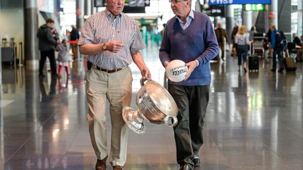 Former Dublin footballers Paddy Cullen and Anton O'Toole pictured in 2014.