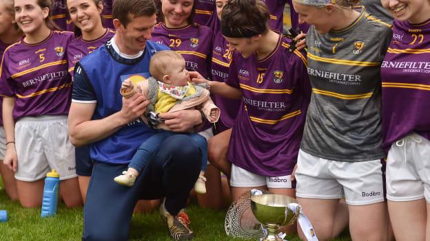Anthony Masterson guided Wexford Ladies to Division Three League glory in 2018.
