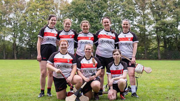 The Cologne Celtics Camogie team that competed in the recent German Camogie Cup. 