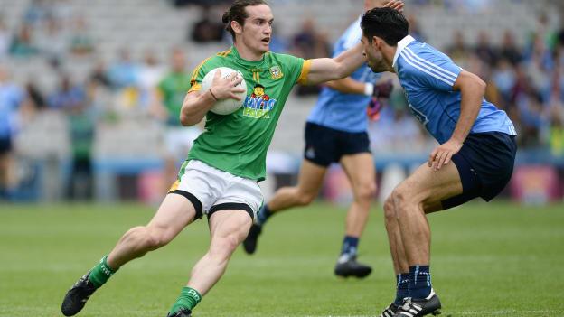 Cillian O Sullivan and Cian O Sullivan during the Leinster SFC clash at Croke Park.