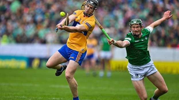The Allianz Hurling League Division 1 clash between Limerick and Clare on Sunday will be televised by RTE1. 