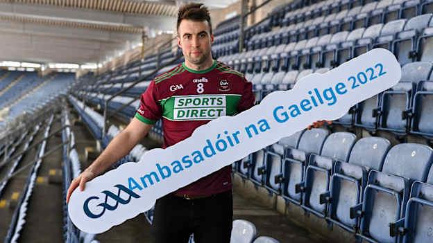 GAA Ambasadóir na Gaeilge and Galway and St James' footballer Paul Conroy at the GAA Ambasadóir na Gaeilge launch at Croke Park in Dublin. 