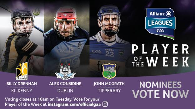 GAA.ie Hurler of the Week nominees.