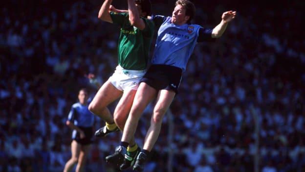 Paul Bealin, Dublin in action against Liam Hayes, Meath, Dublin v Meath, Leinster Senior Football Championship, first round, third replay, Croke Park, Dublin.