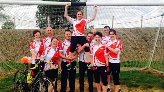 Belnaleck GAC embarked on an audacious fundraising event in 2015, cycling to 1,630 Clubs across Ireland to sell tickets for a grand prize. 