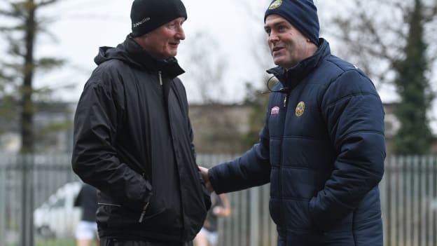 Managers Brian Cody, Kilkenny, and Kevin Martin, Offaly, face one another at Nowlan Park on Sunday.
