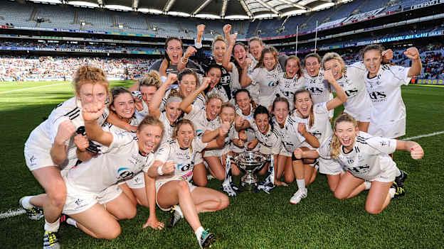 Kildare celebrate following a dramatic win.