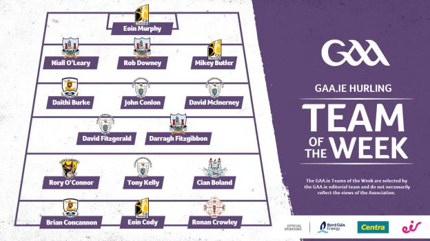 This week's GAA.ie Hurling Team of the Week.