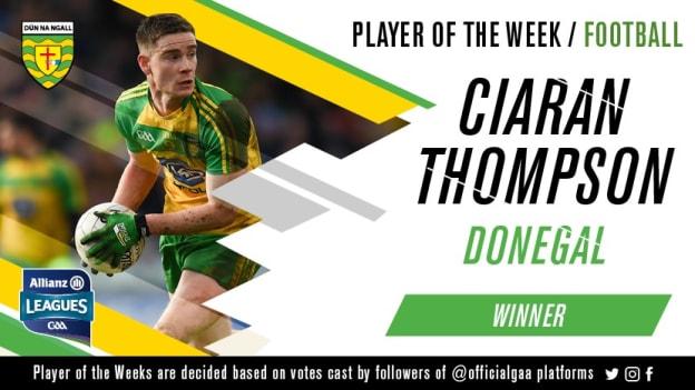 GAA.ie Footballer of the Week Ciaran Thompson.