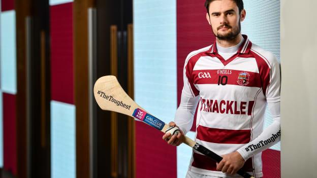 Slaughtneil hurler Chrissy McKaigue pictured ahead of the AIB GAA All-Ireland Senior Hurling Club Championship Semi-Final where they face Ballyhale Shamrocks of Kilkenny on Sunday at Páirc Esler, Newry. 