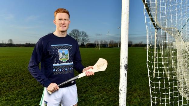 Limerick hurler William O’Donoghue pictured at Na Piarsaigh GAA Club to launch the Bord Gáis Energy Christmas Jumper campaign. Bord Gáis Energy will shortly be making 500 special county-themed Christmas jumpers available for sale – with all proceeds going to homeless charity Focus Ireland aiming to raise €20,000 to help fight homelessness in the run-up to Christmas.