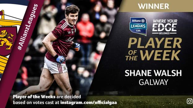 GAA.ie Footballer of the Week Shane Walsh.
