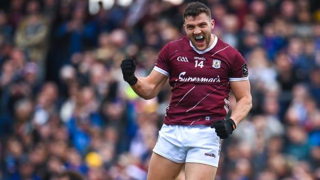 Damien Comer scored 1-4 for Galway against Roscommon at Dr Hyde Park.  Photo by Seb Daly/Sportsfile