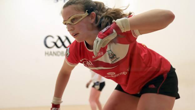 Catriona Casey looking typically focused. 