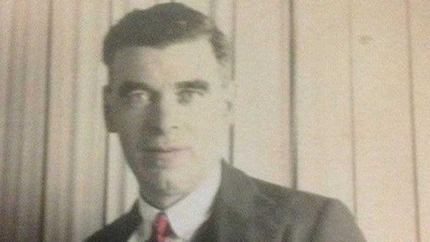 Patrick Holland was secretary of the Tyrone County Board when he joined the RAF late in the war. Picture courtesy of family/Cardinal Ó Fiaich Library. 