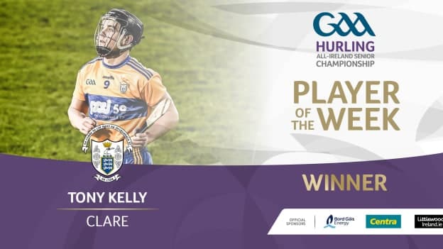 GAA.ie Hurler of the Week Tony Kelly.