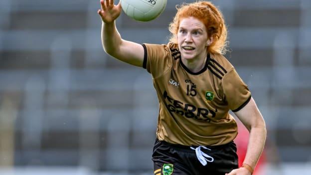 Louise Ní Mhuircheartaigh of Kerry during the TG4 LGFA All-Ireland Senior Championship semi-final match between Kerry and Mayo at Semple Stadium in Thurles, Tipperary. Photo by Piaras Ó Mídheach/Sportsfile.