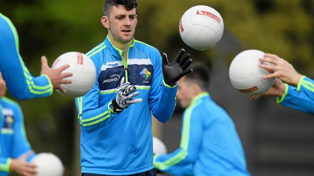Brendan Harrison training ahead of the first test on Sunday.