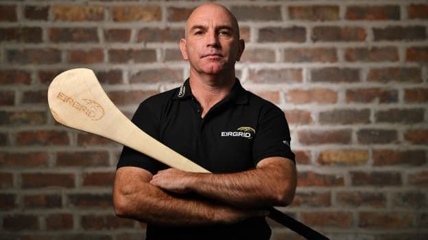 Hurling legend and current Kilkenny senior hurling selector, DJ Carey, pictured at the EirGrid Official Timing Sponsorship launch. EirGrid, the state-owned company that develops and manages the flow of electricity across Ireland, has been a proud partner of the GAA since 2015.