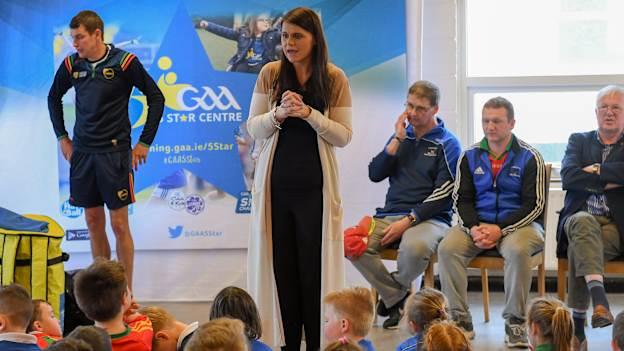 Orlaith Hennessey, Principal of Tinryland N.S., Carlow – Ireland’s first GAA 5 Star Centre.