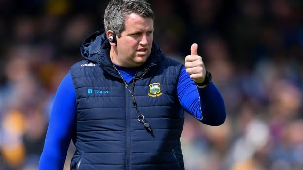 Darragh Egan is in constant radio communication with the Tipperary management team's eyes in the stand and statisticians during the course of a match.