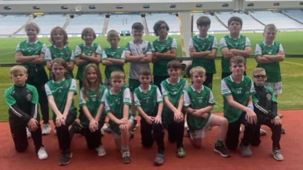Rockland GAA U11 players pictured at Croke Park.