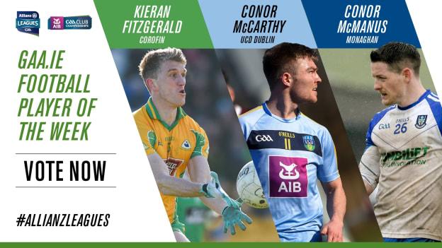 GAA.ie Footballer of the Week nominations.
