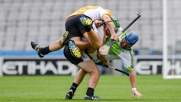 Middle-East Players celebrate following their side's victory at the GAA World Games Finals in 2016