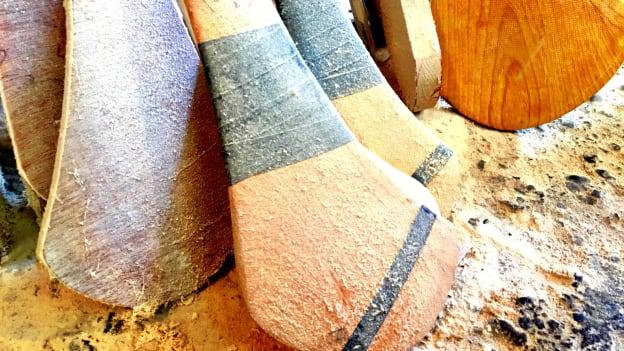 Hurls in the Drumcondra workshop of Martin Dunne