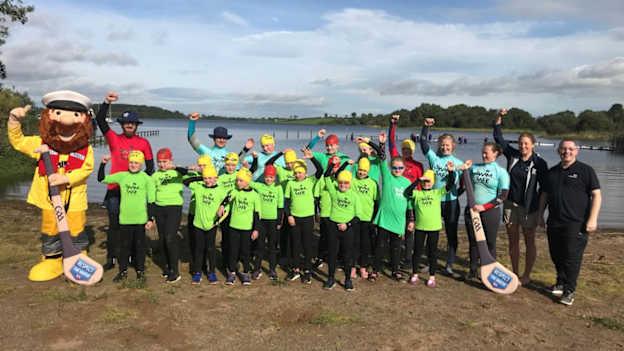 The RNLI’s Swim Safe programme was run in the Share Centre in Lisnaskea, county Fermanagh with trained instructors sharing water safely advice with over 160 children.