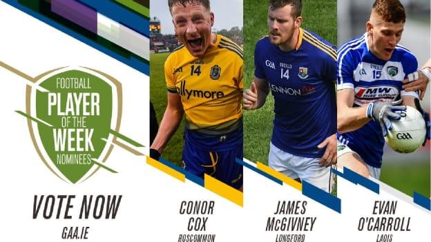 GAA.ie Footballer of the Week nominations.