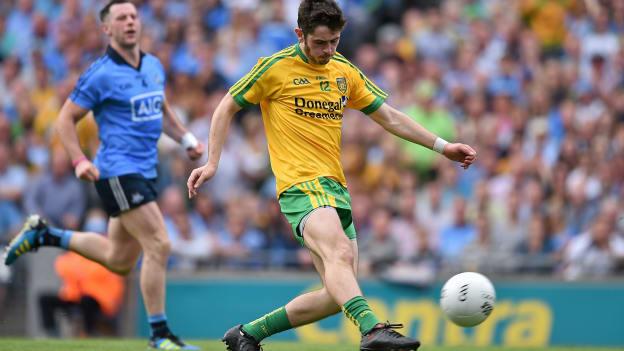 Ryan McHugh in action during the 2014 All Ireland semi final between Donegal and Dublin.