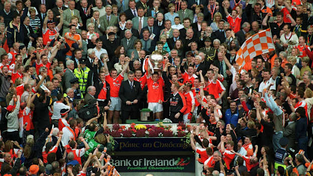 Kieran McGeeney captained Armagh to All Ireland glory in 2002.